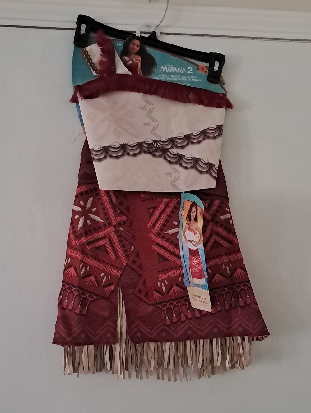 Disney Moana 2 Red and Cream Adventure Costume